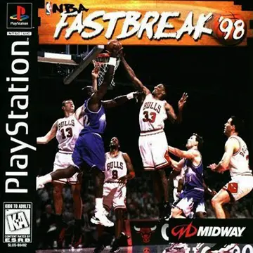 NBA Fastbreak '98 PS1 box art