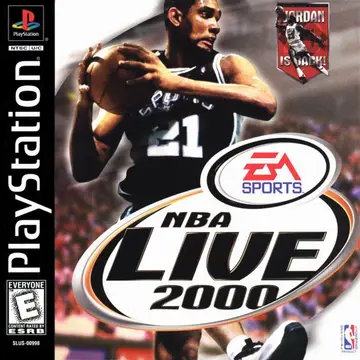 NBA Live 2000 box art