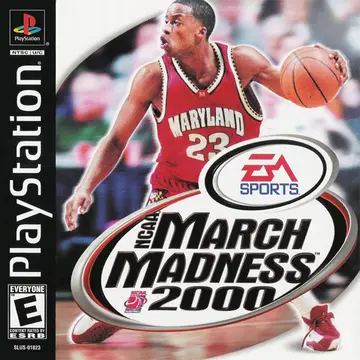 NCAA March Madness 2000 PS1 box art