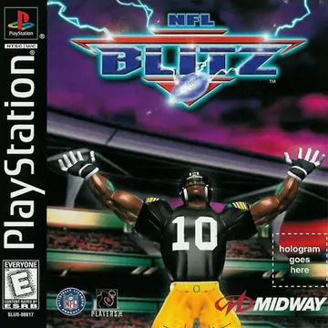 NFL Blitz PS1 box art