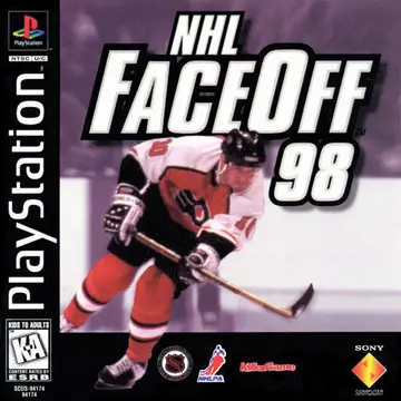 NHL FaceOff 98 PS1 box art