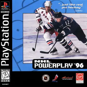 NHL Powerplay '96 PS1 box art