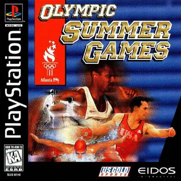 Olympic Summer Games PS1 box art