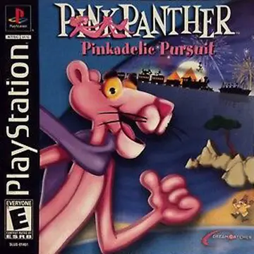 Pink Panther: Pinkadelic Pursuit PS1 box art