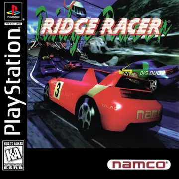 Ridge Racer PS1 box art