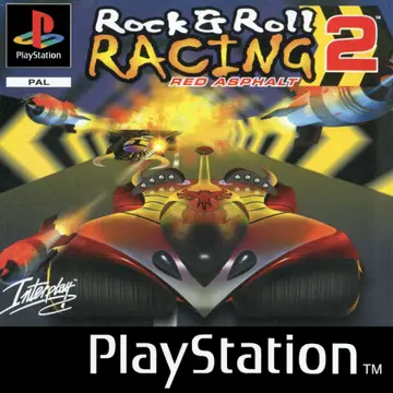 Rock & Roll Racing 2: Red Asphalt PS1 box art