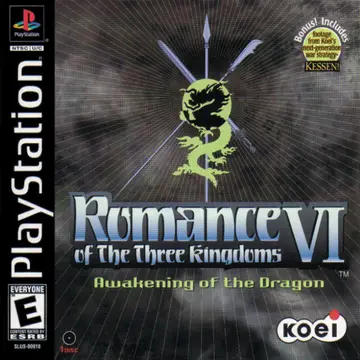 Romance of the Three Kingdoms VI: Awakening of the Dragon box art