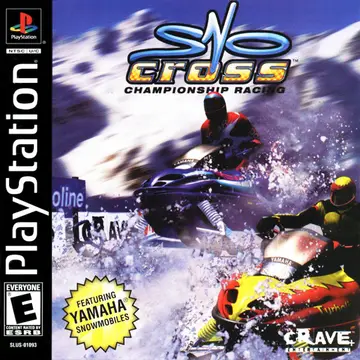 Sno-Cross Championship Racing PS1 box art