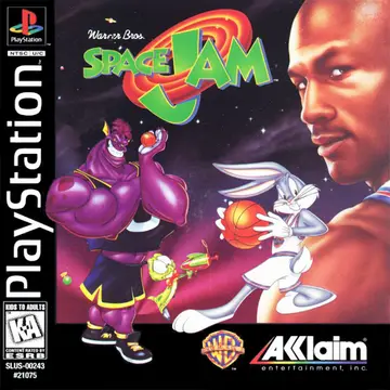Space Jam PS1 box art