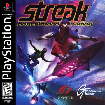 Streak: Hoverboard Racing PS1 box art