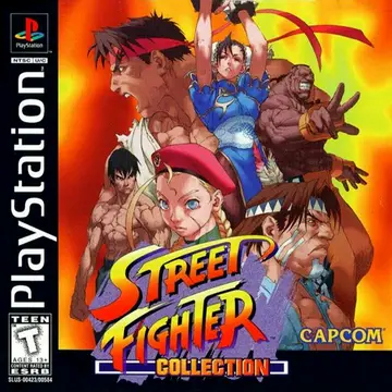 Street Fighter Collection PS1 box art