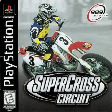 SuperCross Circuit PS1 box art