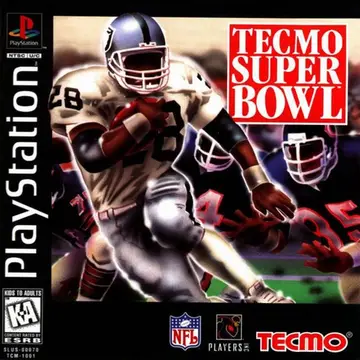 Tecmo Super Bowl PS1 box art