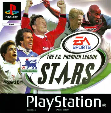 The F.A. Premier League Stars PS1 box art