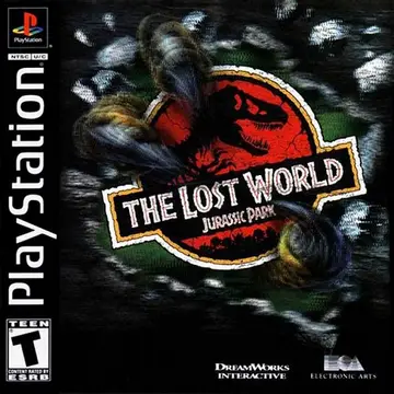 The Lost World: Jurassic Park PS1 box art