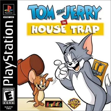 Tom and Jerry in House Trap PS1 box art