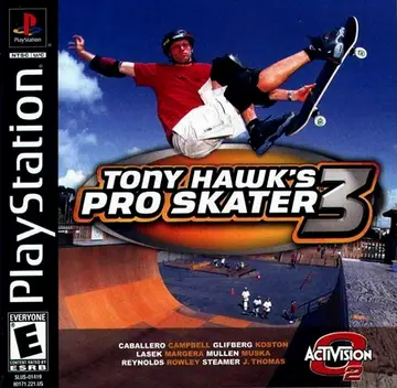 Tony Hawk's Pro Skater 3 box art
