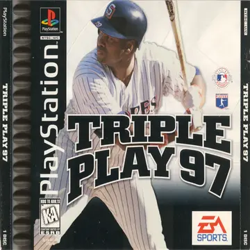 Triple Play 97 PS1 box art