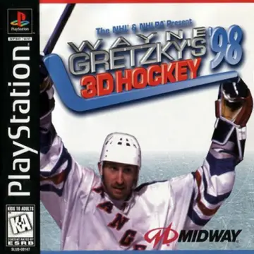 Wayne Gretzky's 3D Hockey '98 PS1 box art