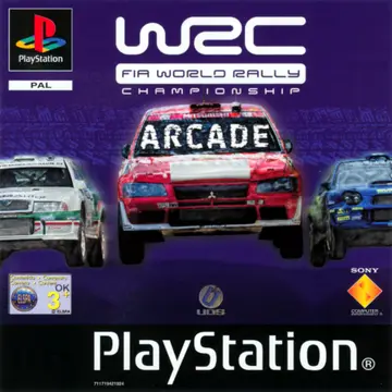 WRC: FIA World Rally Championship Arcade PS1 box art