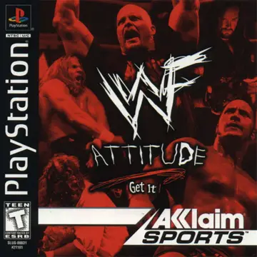 WWF Attitude PS1 box art