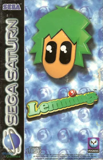 3D Lemmings box art