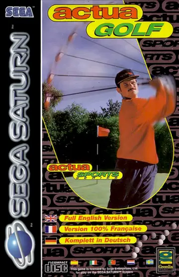 Actua Golf Saturn box art