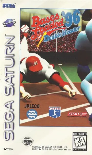 Bases Loaded '96: Double Header Saturn box art