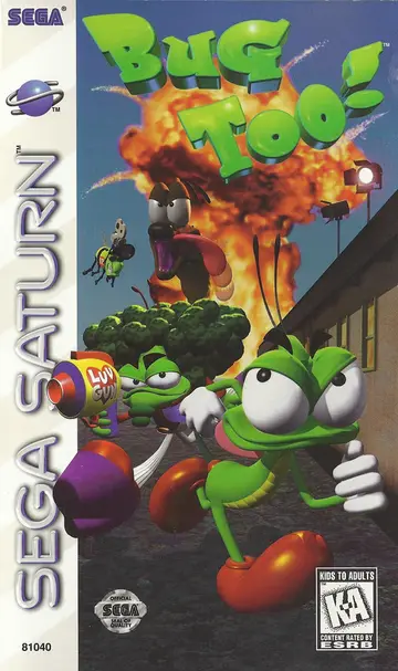 Bug Too! Saturn box art