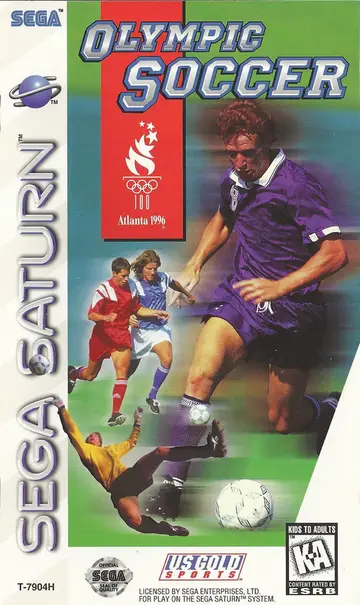 Olympic Soccer Saturn box art