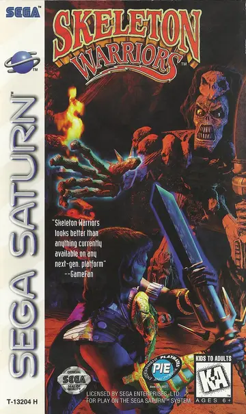 Skeleton Warriors Saturn box art
