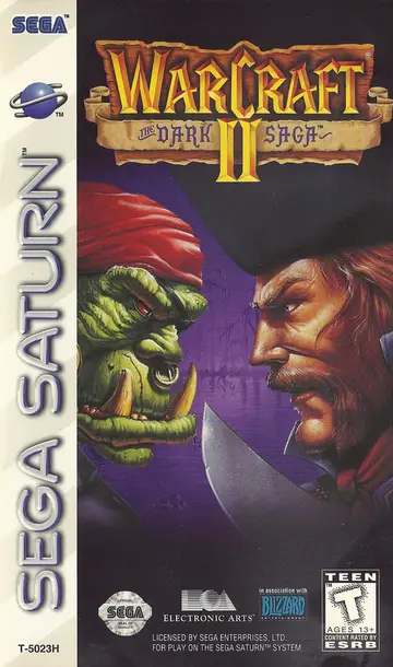 Warcraft II: The Dark Saga Saturn box art