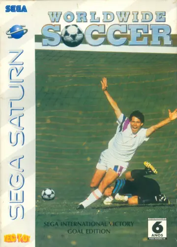 Worldwide Soccer: Sega International Victory Goal Edition Saturn box art