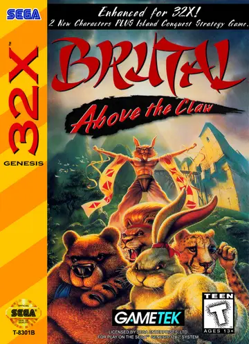 Brutal: Above the Claw box art