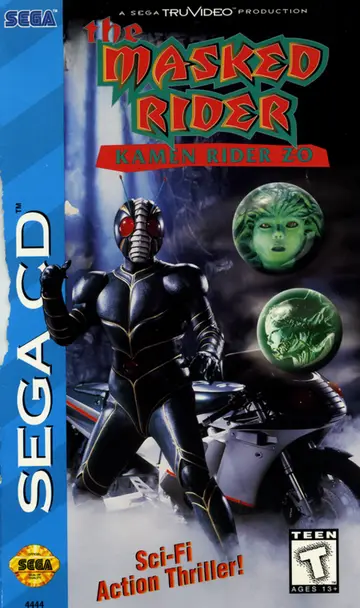 The Masked Rider Sega CD box art