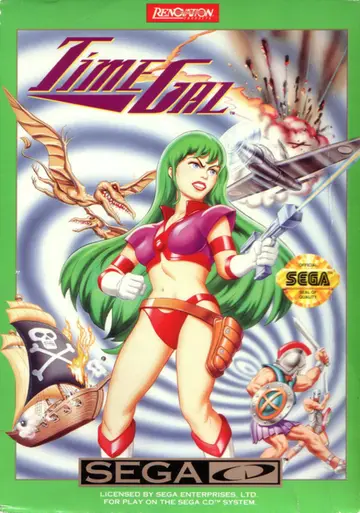 Time Gal Sega CD box art