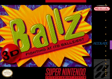 Ballz 3D: Fighting at Its Ballziest SNES box art