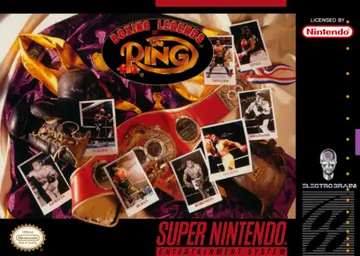 Boxing Legends of the Ring box art