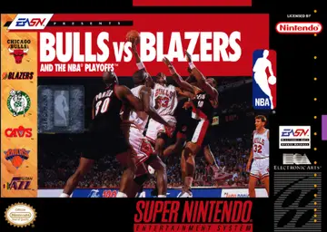 Bulls vs. Blazers and the NBA Playoffs box art