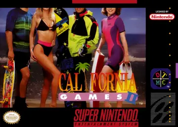 California Games II SNES box art