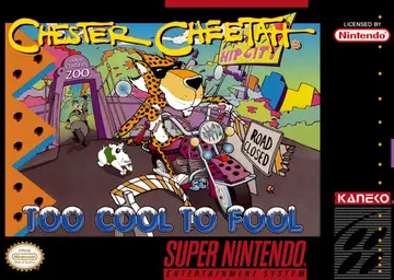 Chester Cheetah: Too Cool to Fool SNES box art