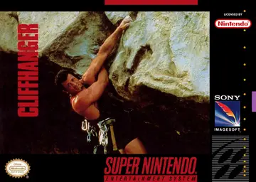 Cliffhanger SNES box art