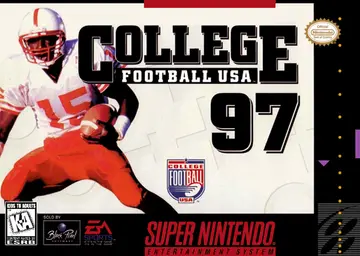 College Football USA 97 SNES box art