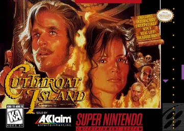 Cutthroat Island SNES box art