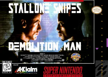 Demolition Man SNES box art