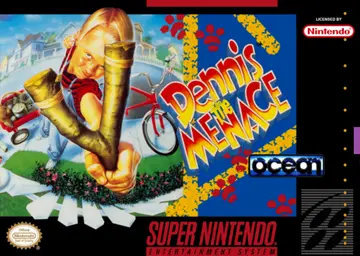 Dennis the Menace SNES box art