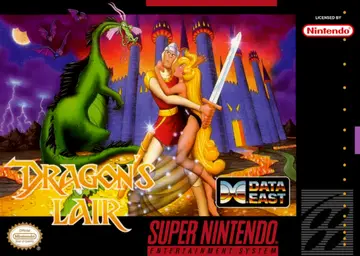 Dragon's Lair SNES box art