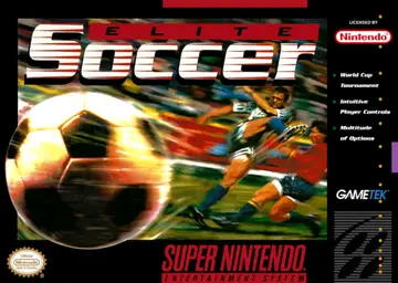Elite Soccer SNES box art