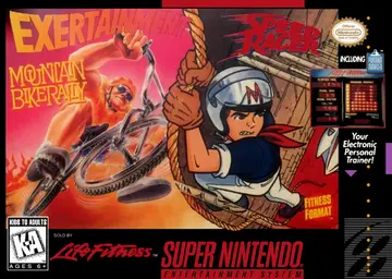 Exertainment Mountain Bike Rally + Speed Racer SNES box art