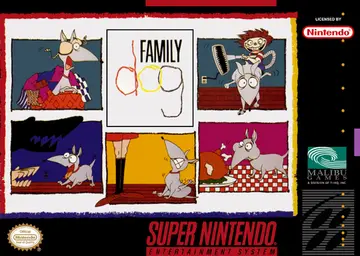 Family Dog SNES box art